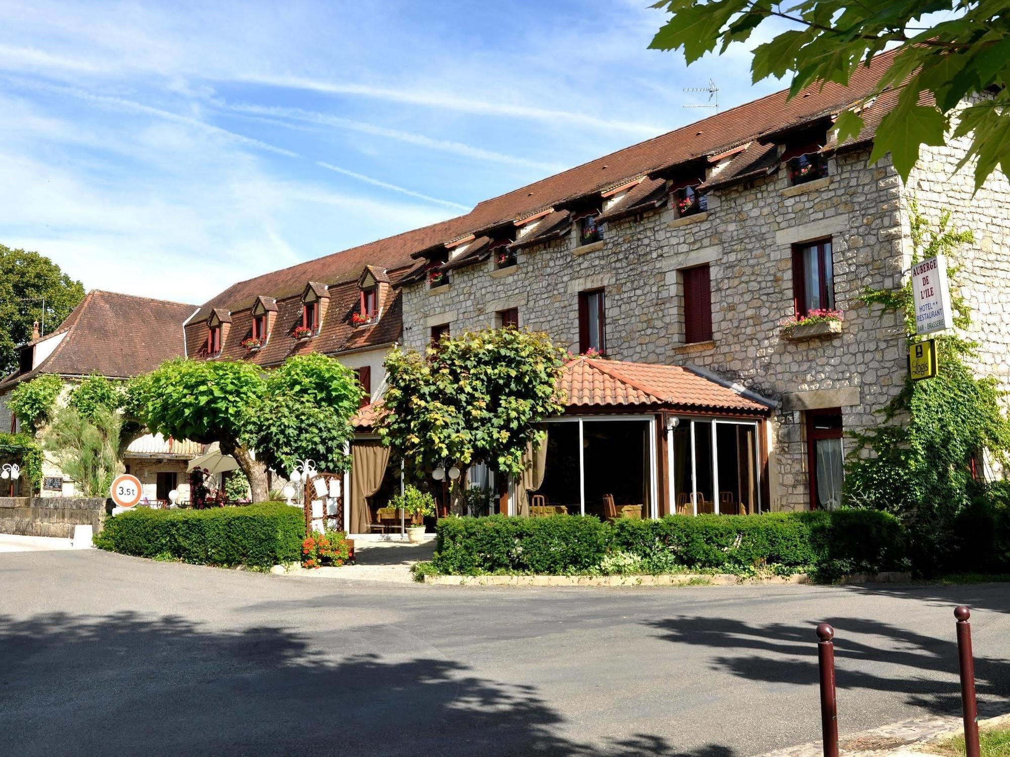 Hotel Auberge de l'Île à Creysse  Extérieur photo